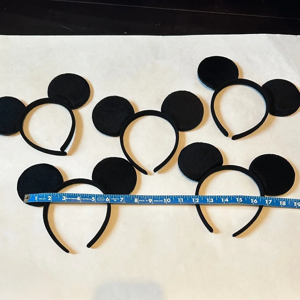 Black Mouse Ear Headbands for DIY projects